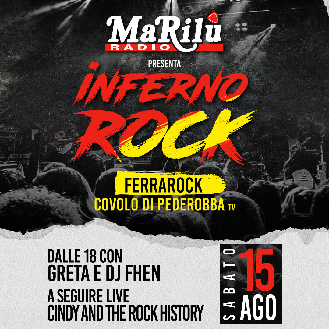 Evento Ferrarock con Radio Marilù e Inferno Rock